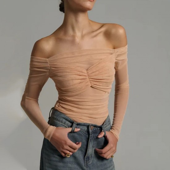 Wholesale of cross-border women's clothing for 2025, featuring a trendy and fashionable style, solid color, and figure-hugging design.