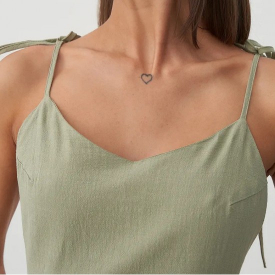 2025 Cross-border New Style V-Neck Women European Cross-border Elegant Braided Backless Sheer Dress for Women Wholesale