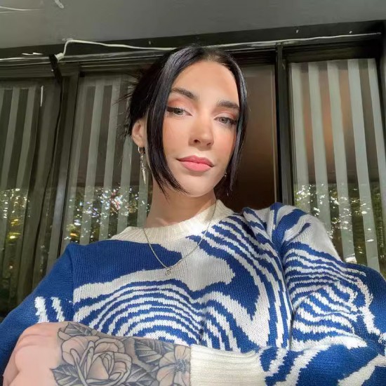 In-stock European and American cross-border autumn winter women's pure color fleece hooded cute rabbit hoodie loose type casual top