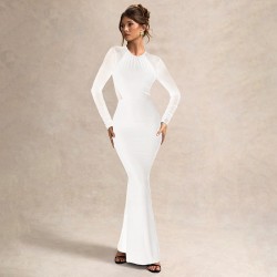 Ready-to-Sell Cross-border European and American Best-selling Absorbing Core Sexy U-neck Backless Spice Tight Elastic One-piece Gym Dance Clothing