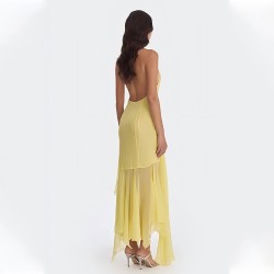 In Stock 2025 New European Cross-border Casual Trendy Autumn Fashion Sexy Long-Sleeve Dress for Women Wholesale