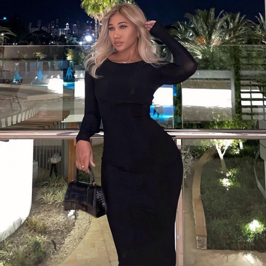 European and American cross-border 205 autumn crew neck pullover loose long-sleeved basic casual fashion knit sweater for women wholesale