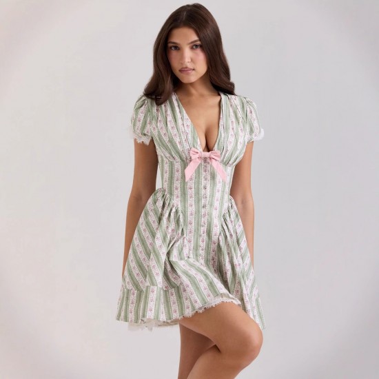 In Stock 2025 European/American Cross-border Summer Spice Girl Sexy Beach Bikini Separate Hot Spring Swimwear Women's Wholesale