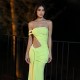 2025 cross-border new European and American style fashionable summer backless dress, elegant figure-hugging pure color long dress, stretch one-piece dress