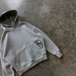 2025 European and American Cross-border Autumn/Winter Casual Hooded Sweatshirt Retro Street Trendy Hooded Sweatpants Set Wholesale