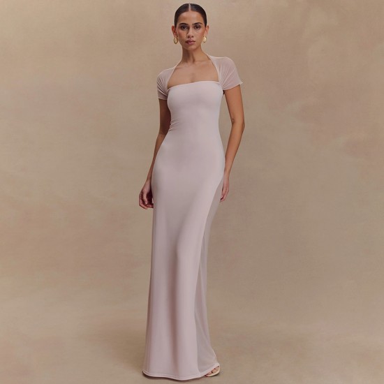 European and American Cross-border 2025 Fashion Personalized Street Print Long-Sleeved Backless T-Shirt for Women Tight-Fit Slim Fit Top Clothing Wholesale