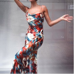 European/American Cross-border 2025 Autumn New Fashion Long-Sleeve Patched Fitted Elegant Sexy Dress Women Wholesale