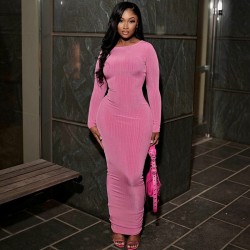 European and American cross-border 205 autumn crew neck pullover loose long-sleeved basic casual fashion knit sweater for women wholesale