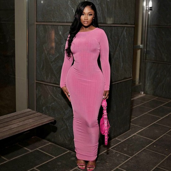 European and American cross-border 205 autumn crew neck pullover loose long-sleeved basic casual fashion knit sweater for women wholesale