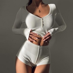 In Stock Cross-border Foreign Fashion Sexy Elastic Shoulder-Strap Open-Back Tunic for Women with Loose Sleeve and High Hips for Wholesale