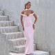 2025 Wholesale Sexy Unilateral Shoulder Open Back Long Dress with Asymmetrical Ruffles and Tight Bodycon for Women in Cross-border