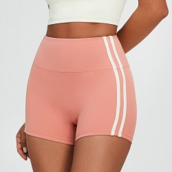 Factory direct fulfillment yoga shorts high waist exercise tummy-tight breathable quick-drying running fitness shorts