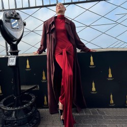 European and American cross-border summer sexy girl halter top sleeveless V-neck full-buttock slit opening back strap dress for wholesale by women