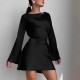 In Stock 2025 New European Cross-border Casual Trendy Autumn Fashion Sexy Long-Sleeve Dress for Women Wholesale