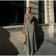 Cross-border Women's Clothing Fashion 2025 New Women's Clothing Stylish Silk Street Backless Slim Fit Elegant Style Long Dress for Wholesale