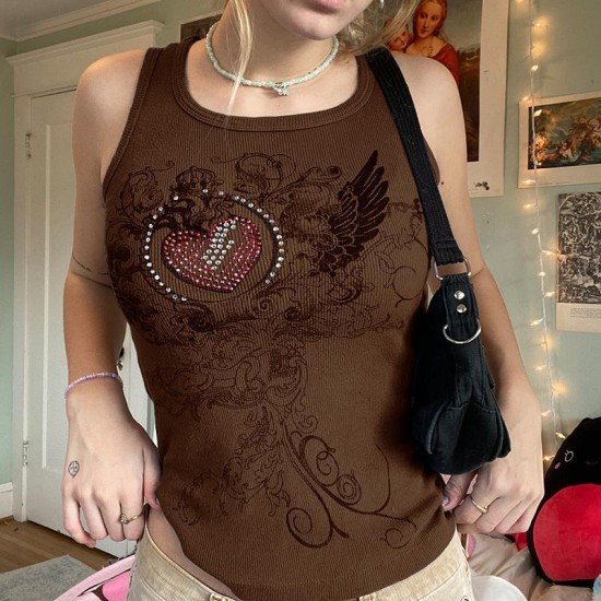 European and American style cross-border 2025 summer new style fashionable and multi-purpose elegant V-neck backless pure color figure-hugging tank top wholesale