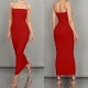 Current stock European women's clothing, Instagram-style sexy halter-neck, elegant halter-long dress, backless, form-fitting, one-piece summer dress for women, wholesale at low prices.