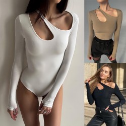 In Stock: European Cross-Belted Summer Top for Inner Wear, Shapely Backless Base Shirt, High-Waisted One-Piece Dress for Women